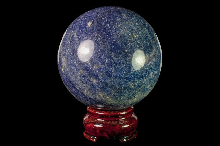 Polished Dumortierite Sphere - Madagascar #157670